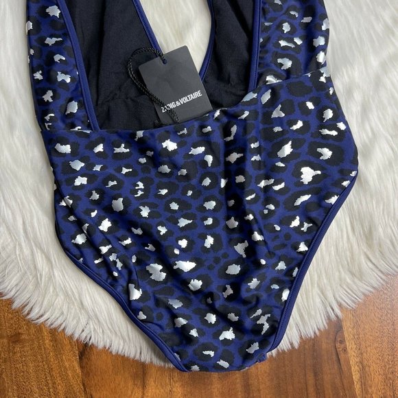 Zadig & Voltaire Size 38 / US 6 Maillot Leopard One Piece Swimsuit - Picture 9 of 11
